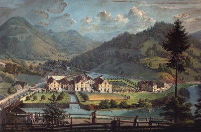 Neubruck presso Scheibbs, fabbrica di Toepper intorno al 1827 da Franz Barbarini
